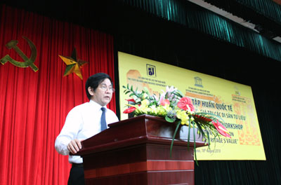 Hội thảo - Tập huấn quốc tế “Bảo quản và phát huy giá trị các di sản tư liệu”